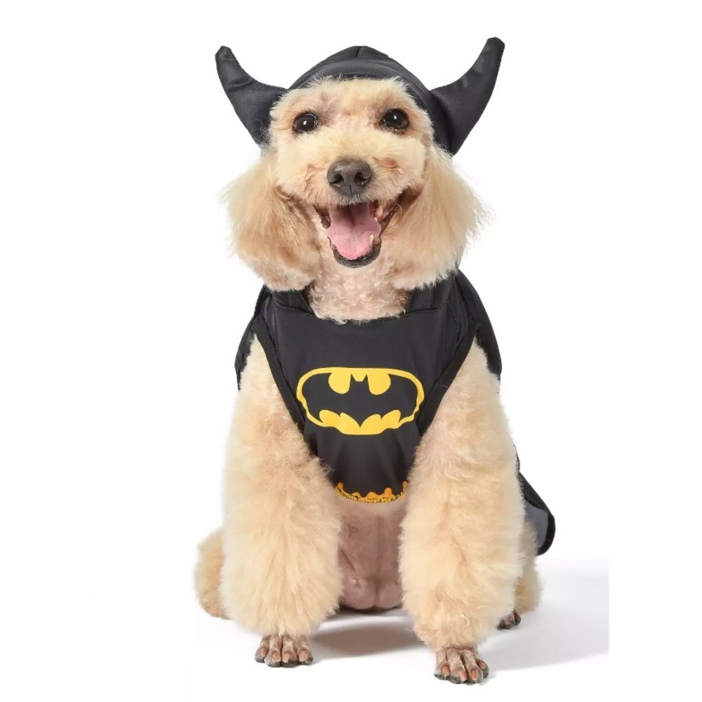 NEW Batman Pet Halloween Costume Apparel Dog Clothes Size L DC Comics Party